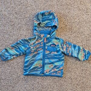 Patagonia Blue and Pink Patterned Jacket
